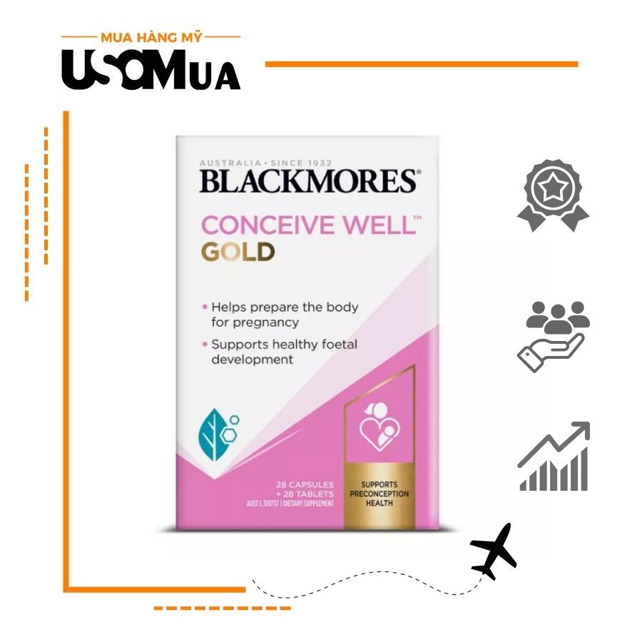 Viên Uống BLACKMORES Conceive Well Gold