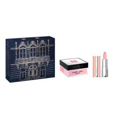 Set Má Hồng + Son Mini GIVENCHY Prisme Libre Blush 2 Taffetas Rosé + Son Mini Rose Perfecto 001