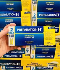 Thuốc bôi trĩ PREPARATION H Ointment, 2 Tubes x 57g