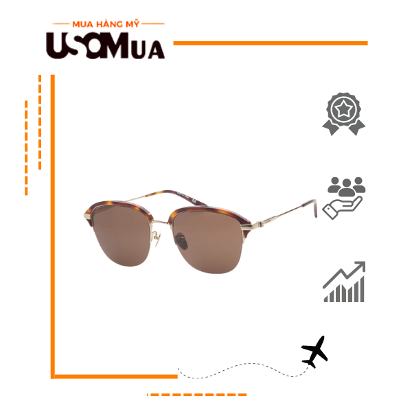 Kính CALVIN KLEIN Grey Pilot Ladies Sunglasses CK20121S-001, Size 57-17-140mm