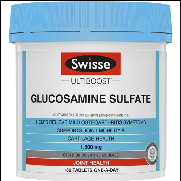 Viên Uống Bổ Khớp Úc SWISSE Glucosamine Sulfate 1500mg Joint Health