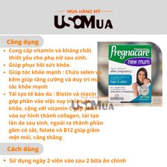 Viên Uống Bổ Sung Dinh Dưỡng Sau Sinh VITABIOTICS Pregnacare New Mum