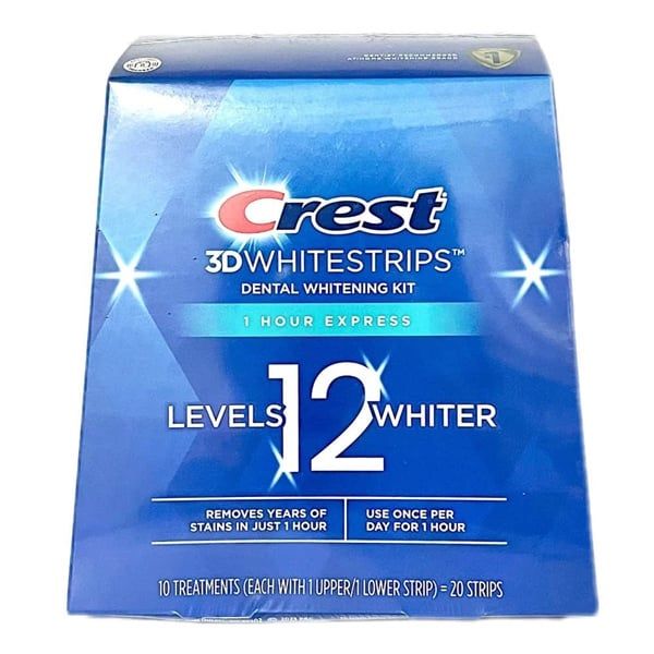 Miếng Dán Trắng Răng CREST 3D Whitestrips Levels 12 White