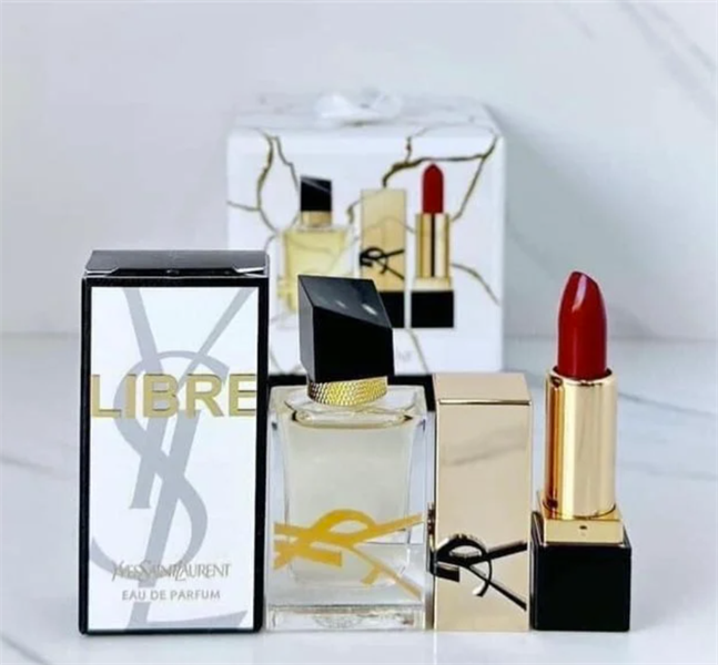 Set 2 Món YSL Libre EDP 7.5ml + 1 Son Mini Brick Red