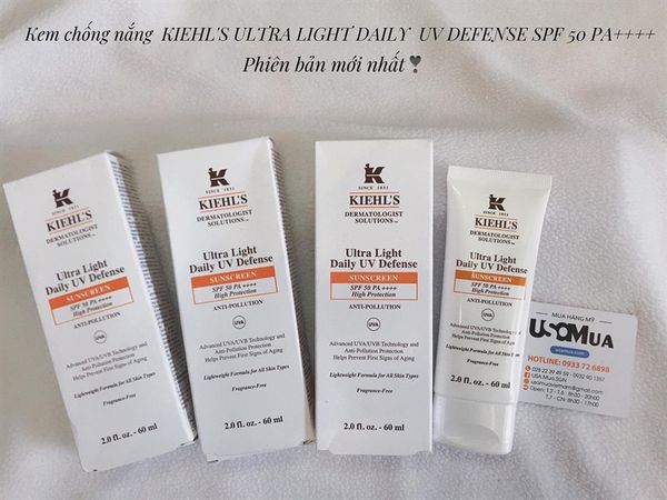 Kem Chống Nắng KIEHL'S Ultra Light Daily UV Defense SPF50