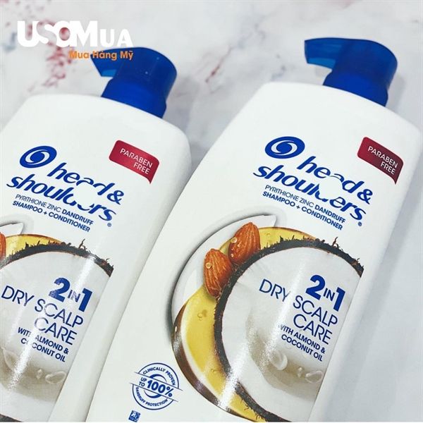 Dầu Gội Xả HEAD & SHOULDERS 2in1 Dry Scalp Care