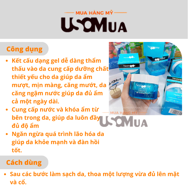 Kem Dưỡng Ẩm NEUTROGENA Hydro Boost Water Gel