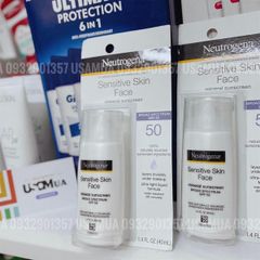 Kem Chống Nắng NEUTROGENA Sensitive Skin Face