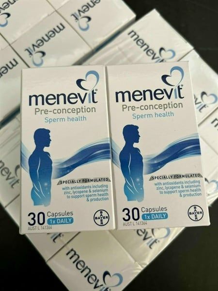 Viên Uống MENEVIT Pre-conception Sperm Health Úc