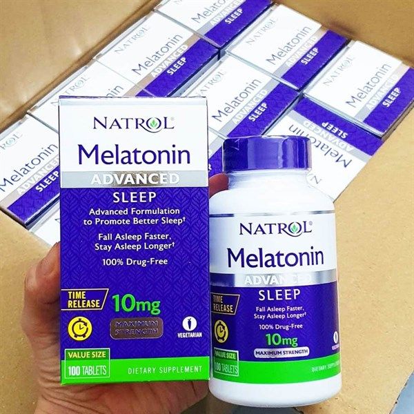 Viên Uống NATROL Sleep Advanced Melatonin 10mg