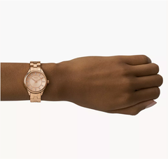 Đồng Hồ FOSSIL Modern Sophisticate Three-Hand Rose Gold-Tone Stainless Steel Watch BQ1571