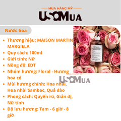 Nước Hoa MAISON MARGIELA Replica Flower Market EDT