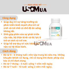 Viên Uống BIOISLAND DHA For Kids Cho Bé 1+