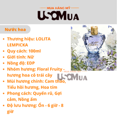 Nước Hoa LOLITA LEMPICKA Eau De Parfum