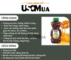 Mật Ong KIRKLAND SIGNATURE Organic Raw Honey