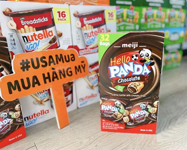 Bánh MEIJI Hello Panda Socola