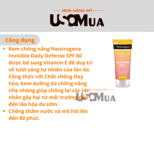 Kem Chống Nắng NEUTROGENA Ultra Sheer Dry-Touch