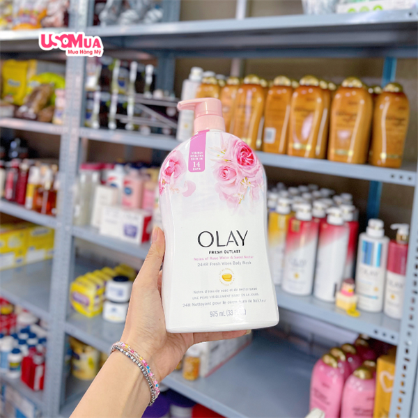 Sữa Tắm OLAY Fresh Outlast Rose Water & Sweet Nectar