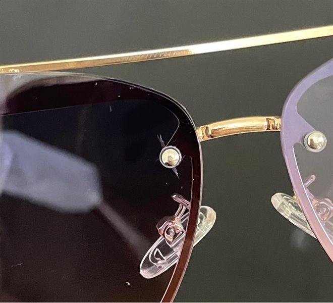 Kính GUESS Factory Women's Rose Gold Aviator Sunglasses GF0386-28W Size 63