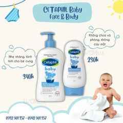 Tắm Gội CETAPHIL Baby With Organic Calendula Face & Body