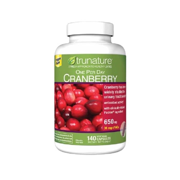 Viên Uống TRUNATURE One Per Day Cranberry 650mg