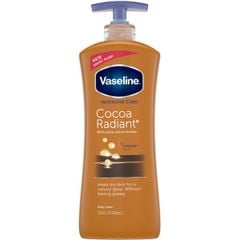 Body Lotion VASELINE Intensive Care Cocoa Radiant With Pure Cocoa Butter, 600ml