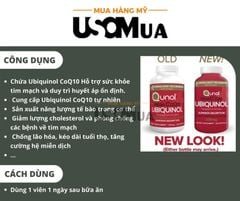 Viên Uống Hỗ Trợ Tim Mạch QUNOL Mega CoQ10 Ubiquinol 100mg