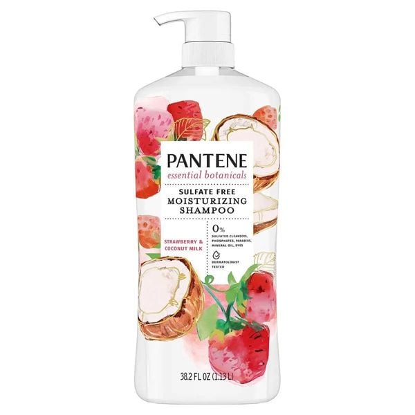 Dầu Gội PANTENE Essential Botanicals Sulfate Free Strawberry & Coconut Milk