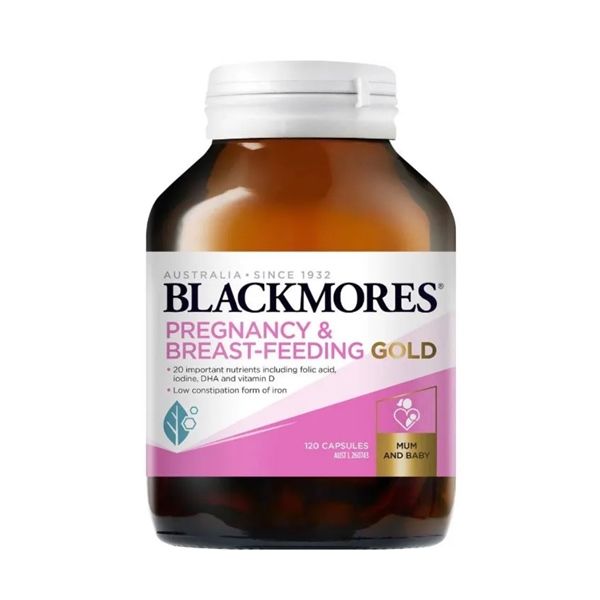 Viên Uống BLACKMORES Pregnancy & Breast-Feeding Gold