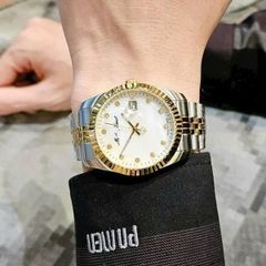 Đồng hồ Mathey II Quartz Crystal Mother of Pearl Dial Men's Watch