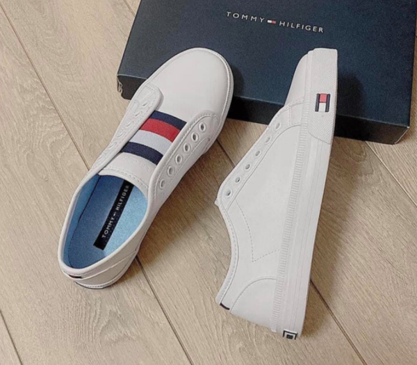 Giày TOMMY HILFIGER White Multill