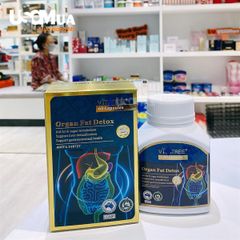 Viên Uống Thải Độc Mỡ Nội Tạng VITATREE Úc Organ Fat Detox