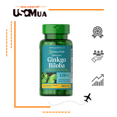 Viên Uống Bổ Não PURITAN’S PRIDE Ginkgo Biloba 120mg