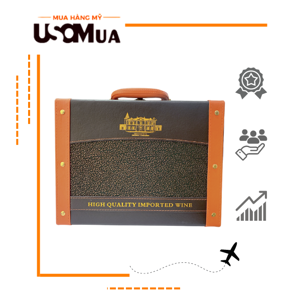 Set Rượu Vang Pháp FRANCIS 750ml + 3 Premium Gift