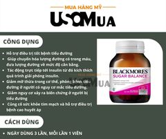 Viên Uống Cân Bằng Đường Huyết BLACKMORES Sugar Balance