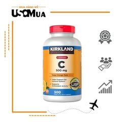 Viên Nhai KIRKLAND Vitamin C 500mg Tangy Orange