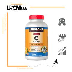 Viên Nhai KIRKLAND Vitamin C 500mg Tangy Orange