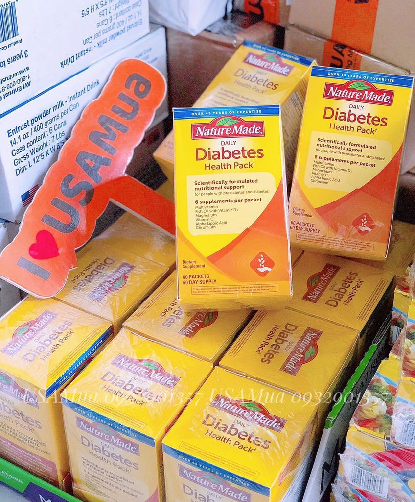 Viên Uống Hỗ Trợ Đường Huyết NATURE MADE Diabetes