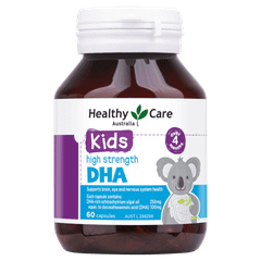 Viên Uống HEALTHY CARE Kids High Strength DHA Cho Bé 4th+