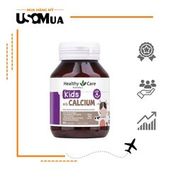 Viên Uống HEALTHY CARE Kids Milk Calcium Cho Bé 4th+