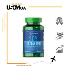 Viên Uống Mầm Đậu Nành PURITAN'S PRIDE SOY Isoflavones 750mg