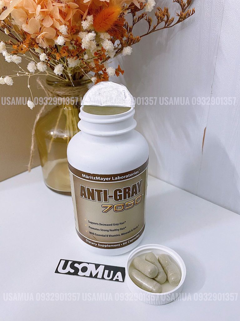 Viên Uống Cải Thiện Tóc Bạc Sớm MARITZMAYER LABORATORIES Anti-Gray 7050