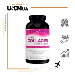 Viên Uống NEOCELL Super Collagen With Vitamin C & Biotin