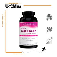 Viên Uống NEOCELL Super Collagen With Vitamin C & Biotin