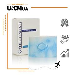 Xà Phòng Trắng Da RELUMINS Advance White 135g - Glycolic Max Soap (Cục)