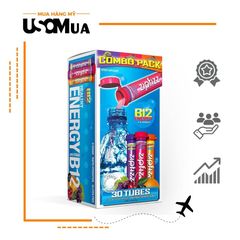 Bột Vitamin Bổ Sung Năng Lượng ZIPFIZZ B12