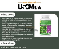 Viên Uống Bổ Não TRUNATURE Ginkgo Biloba 120mg