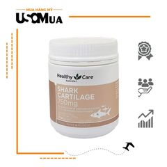 Viên Uống Bổ Khớp Sụn Vi Cá Mập Úc HEALTHY CARE Shark Cartilage 750mg