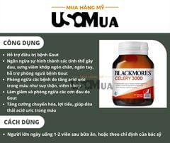 Viên Uống Hỗ Trợ Gout BLACKMORES Celery 3000