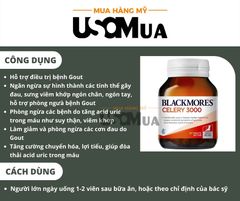 Viên Uống Hỗ Trợ Gout BLACKMORES Celery 3000